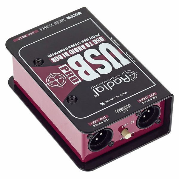 Radial USB-Pro Stereo USB DI Box