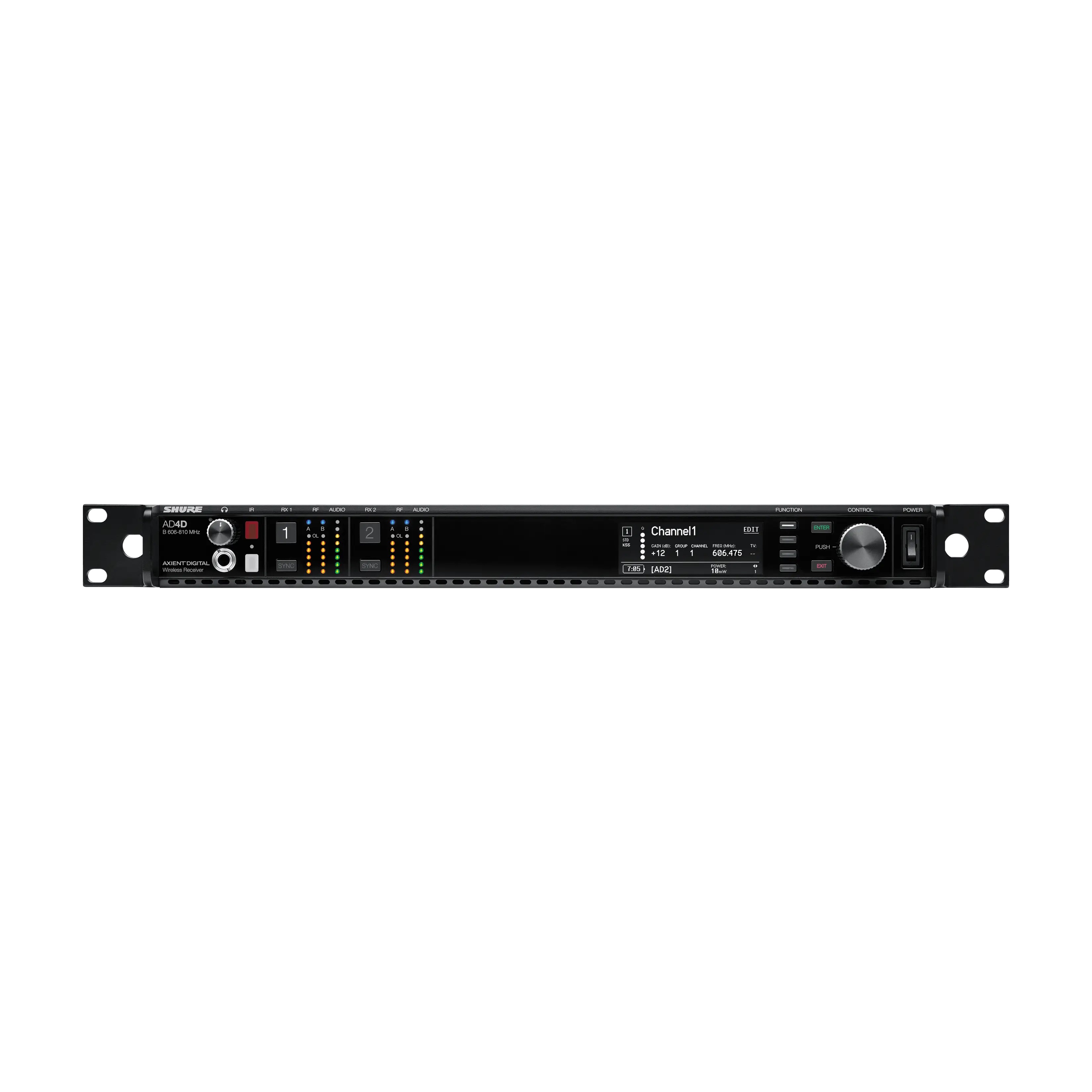 Shure AD4D Axient Digital Dual-Channel Receiver