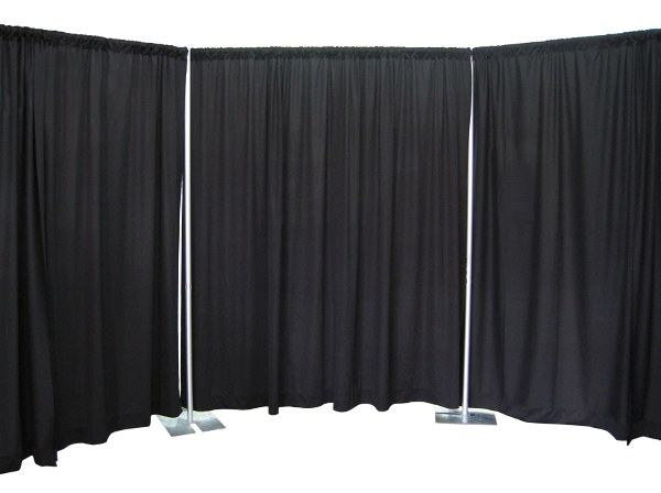 3.0m x 3.0m Drape ( Pipe & Drape system )